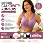 【Zestaw 3 sztuk】Biustonosz koronkowy bez fiszbin z wysokim wsparciem dla kobiet