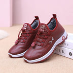 👢✨Para butów kosztuje 119 zł【35-41】Nowe damskie buty do chodzenia na jesień i zimę, wykonane z prawdziwej skóry i ręcznie robione z bawełnianą podszewką polarową.