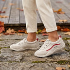 【35-40】👟Damskie buty sportowe w stylu niemieckim z okrągłymi noskami – lekkie, przewiewne, płaskie, codzienne buty – klasyczny biały design