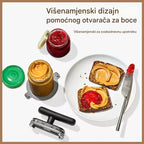 【Kupi 1, dobi 1 gratis】Višenamjenski otvarač poklopaca koji štedi rad i ima protukliznu površinu