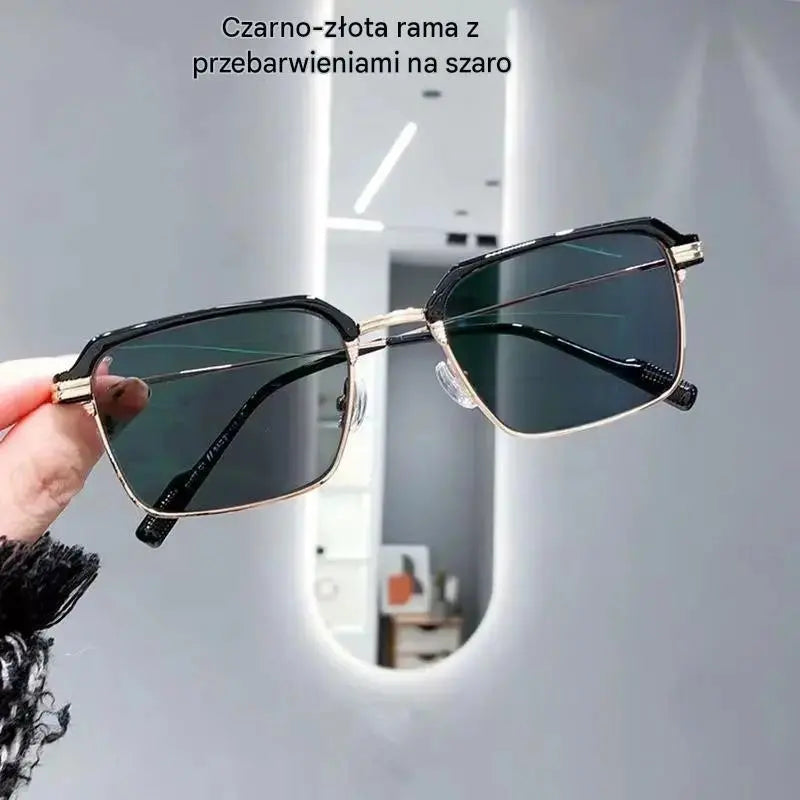 Okulary do czytania z filtrem fotochromowym blokującym niebieskie światło, okulary do czytania unisex, okulary przeciwsłoneczne z ochroną przeciwsłoneczną