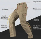 🔥【50% Promocji】🔥 [S-5XL] Ulepszone wodoodporne spodnie taktyczne wojskowe
