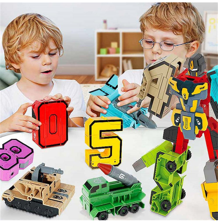 🔥Ograničena ponuda:  50% popusta!🎁 Alfanumerički transformirajući se Autobot, edukativna igračka