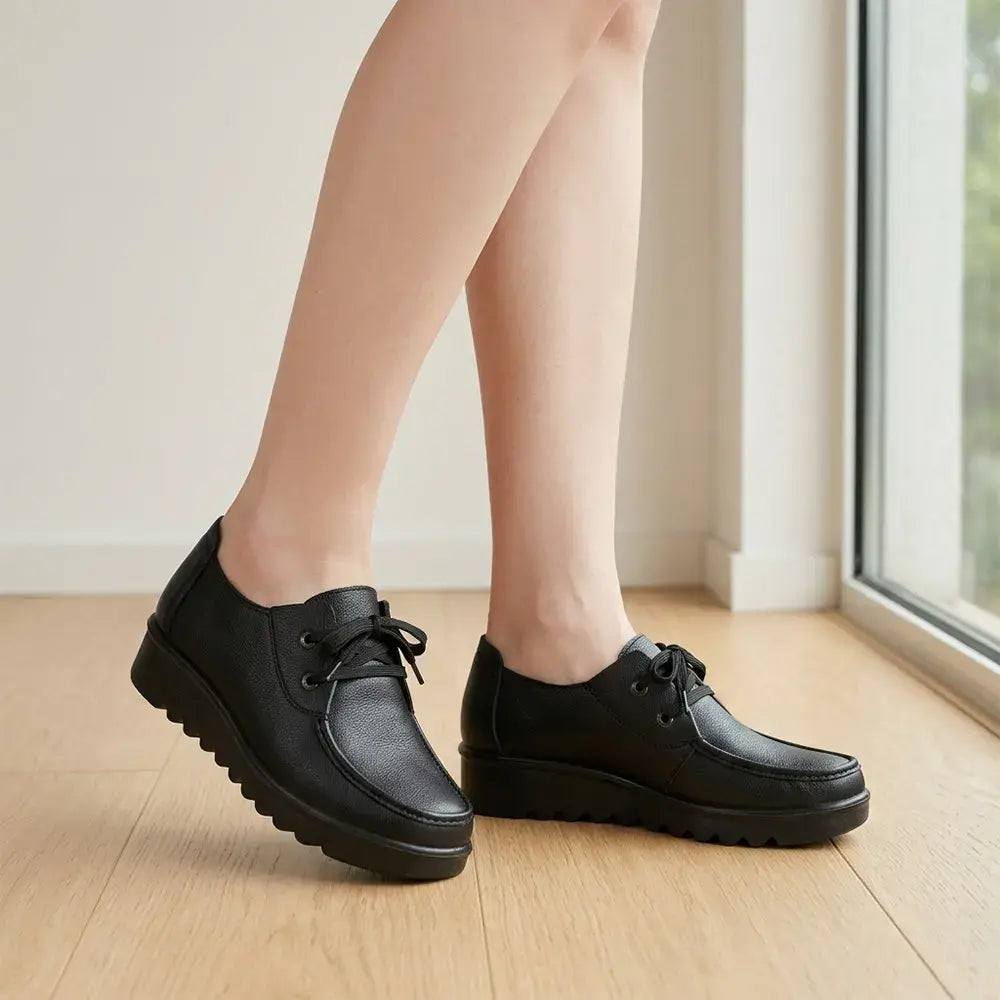 【35-41】👞Damskie mokasyny sznurowane z miękką podeszwą – codzienne i wygodne buty do chodzenia – lekkie i przewiewne buty dla seniorów