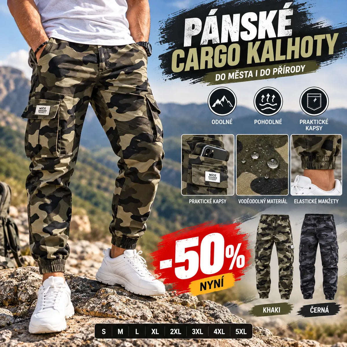 👖 Wytrzymałe taktyczne spodnie robocze – mieszanka nylonu i bawełny, idealne do pracy w terenie 🌲