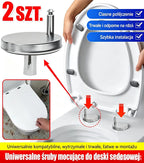 🚽【3 pary po 89 zł】 Uniwersalne akcesoria łazienkowe ----💦✨zaciski śrubowe do mocowania deski sedesowej.
