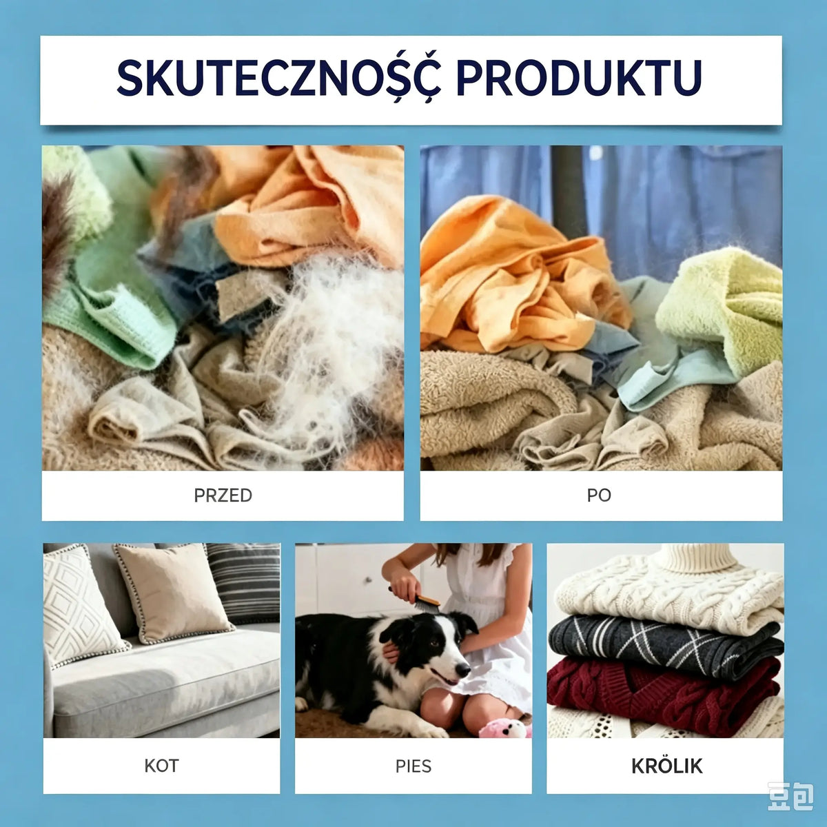 ✨🐾（4 sztuki 99zł）Wielokrotnego użytku kulki do prania do usuwania sierści zwierząt