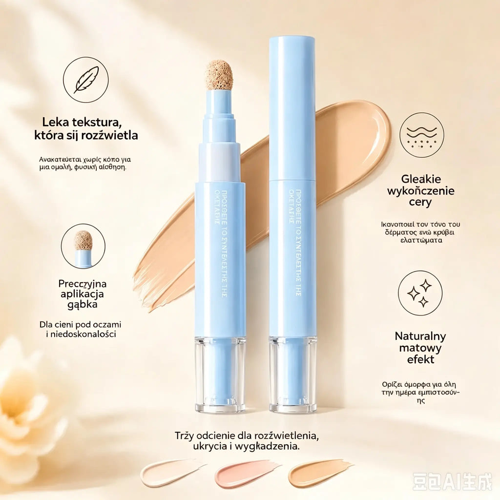 🔥🔥Kup 1, a 1 dostaniesz gratis! 💄Wielofunkcyjny nawilżający korektor w płynie w formie pisaka