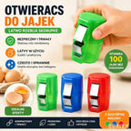 【3 sztuki 89zł】🍳 Szybki rozbijacz jaj: rozbija setki jaj szybciej i czyściej 🔥
