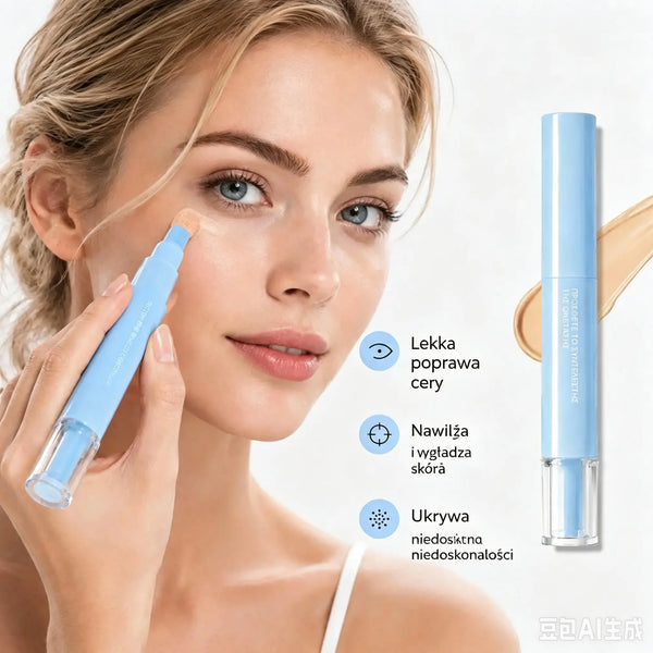 🔥🔥Kup 1, a 1 dostaniesz gratis! 💄Wielofunkcyjny nawilżający korektor w płynie w formie pisaka