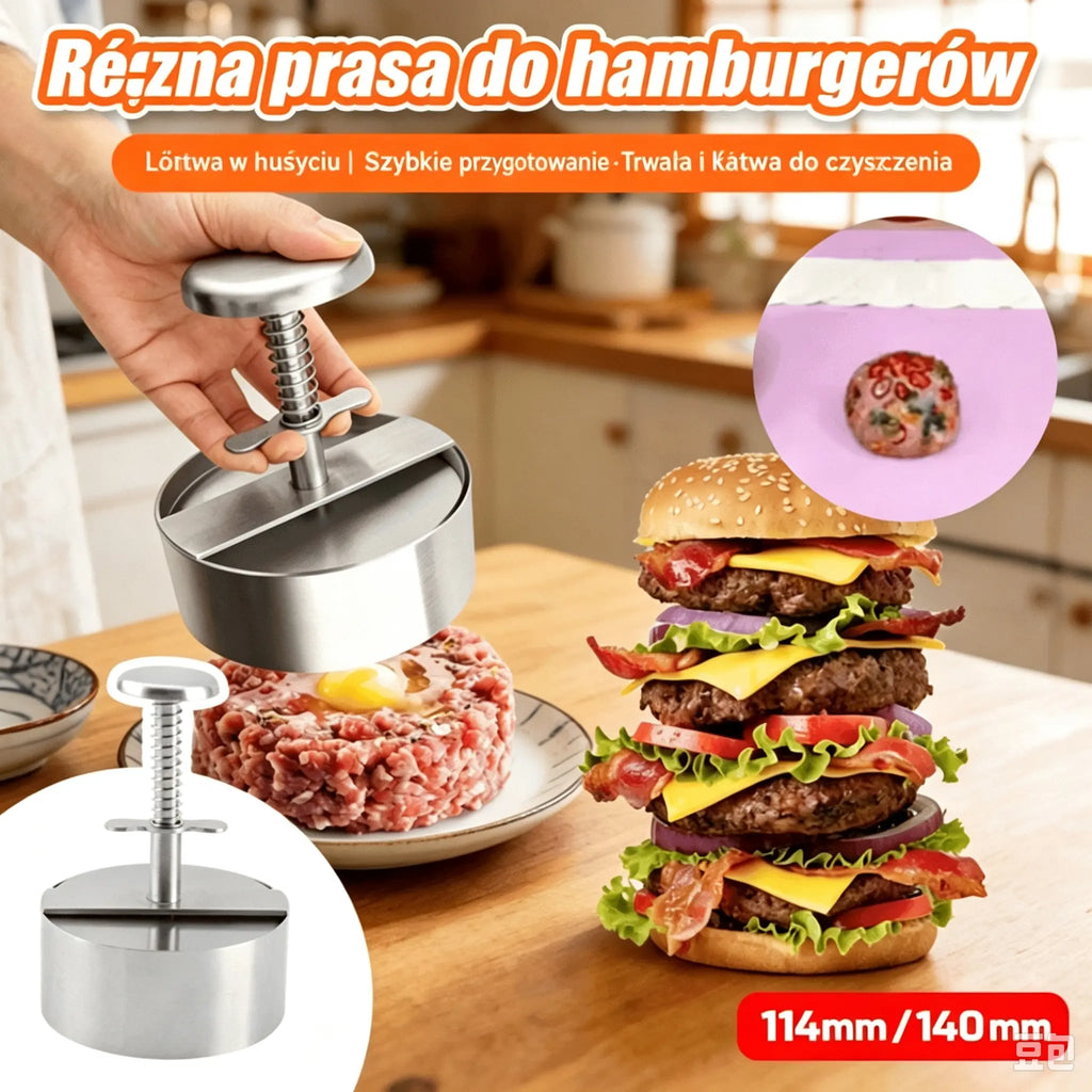 🥩🥩🍔Forma do kotletów mięsnych ze stali nierdzewnej 304