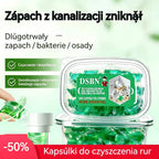 2 opakowania (łącznie 100 tabletek)🏠💧Kapsułki dezodorujące Drain - kompozycja bioenzymów neutralizuje zapachy bezpośrednio u źródła.