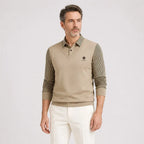 👔🔥【M-4XL】Nowa męska koszulka polo w średnim wieku, zimowa, plus size, z kołnierzykiem i podszewką z polaru.