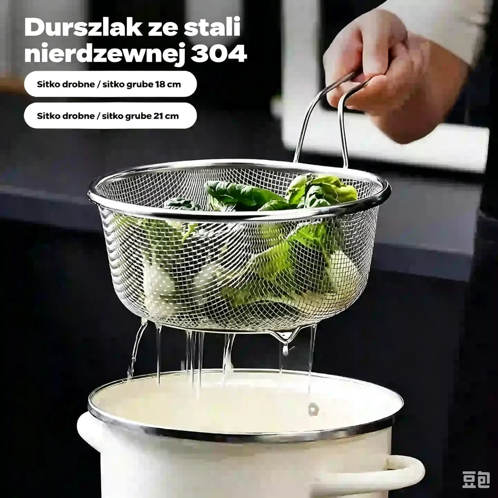 🔥🥳50% taniej🥗🍲Koszyk filtrujący ze stali nierdzewnej