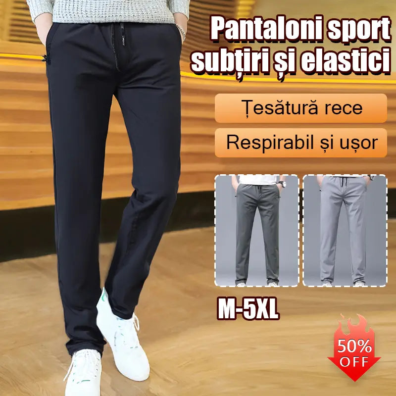 👖Hit Sprzedaży 【Rabat 50%】 [40-115 kg] Nowe męskie spodnie z elastycznego jedwabiu na wiosnę i lato 2026