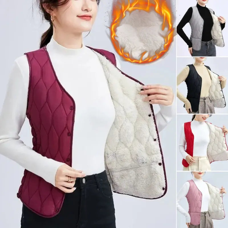 😍30% zniżki!🔥【M-5XL】Nowa, lekka, ciepła bezrękawnik na jesień i zimę